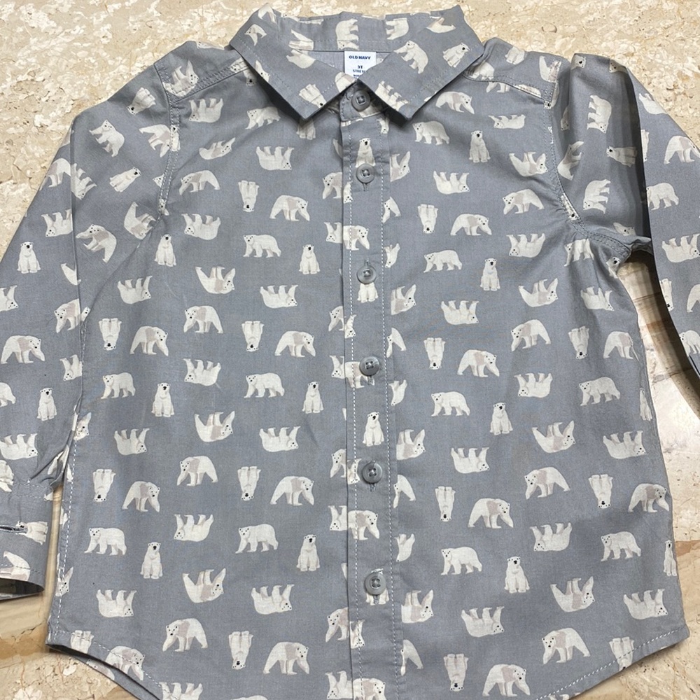 OLD NAVY Boys 3T button down shirt